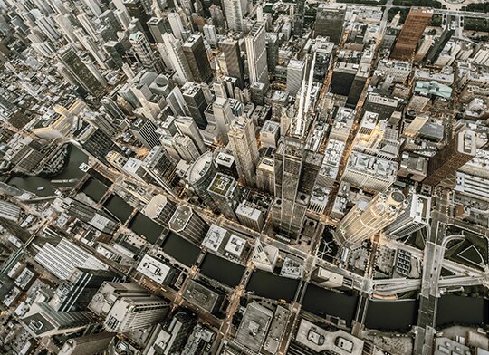 vista de cima do banco de investimento Itaú BBA