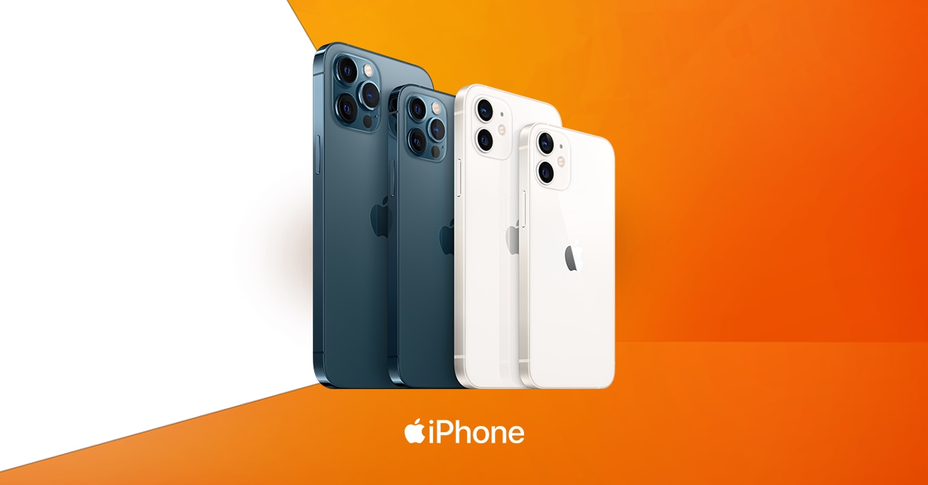 imagem com o novo iphone 12