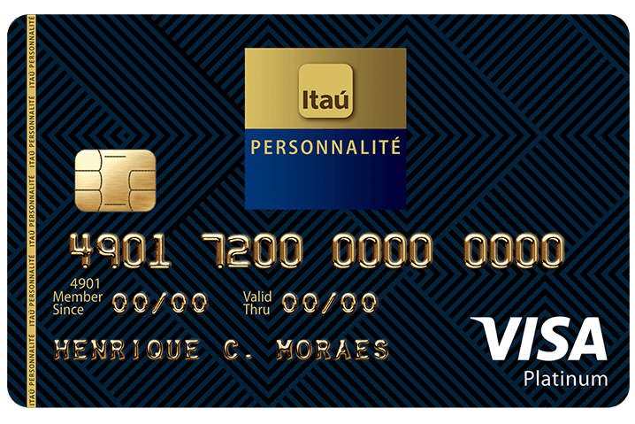 Cartões Itaú Personnalité Cartões Itaú Personnalité