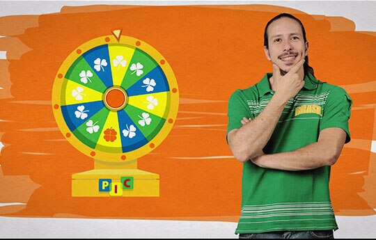 Foto do Rubens, ganhador do PIC.