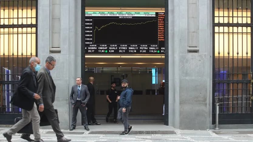 Fachada do prédio da B3, em São Paulo