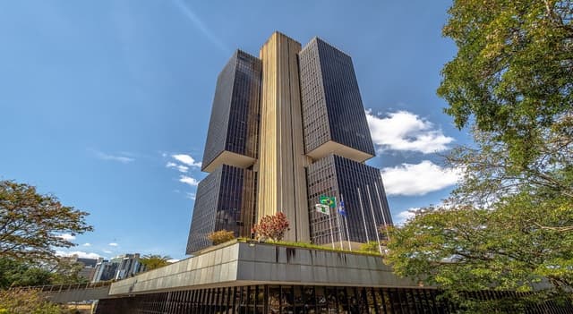Edifício-sede do Banco Central, em Brasília.
