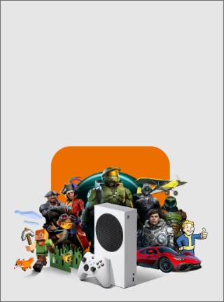 XBox com personagens de jogos ao fundo e a bolacha do Itaú também ao fundo