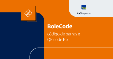 Capa de vídeo sobre BoleCode Itaú Empresas: código de barras e QR Code Pix no mesmo boleto