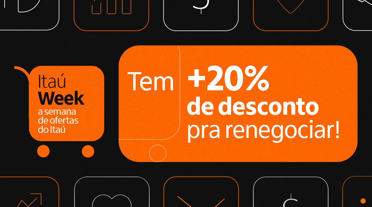 Renegocie com até 20% de desconto nas suas prestações! 