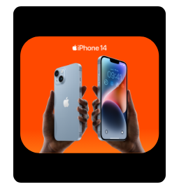 iPhone 14 nos dois tamanhos disponíveis