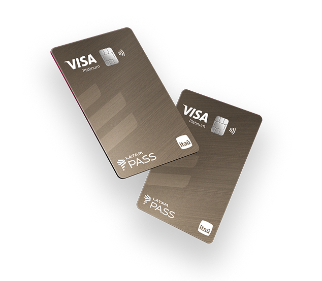 Cartão de crédito latam pass visa platinum/portfolio