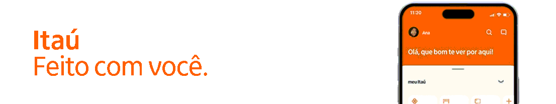 Itaú feito com você.