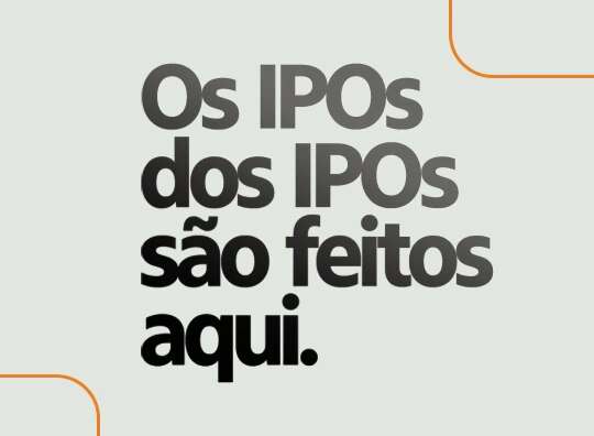 Os IPOs dos IPOs são feitos aqui.