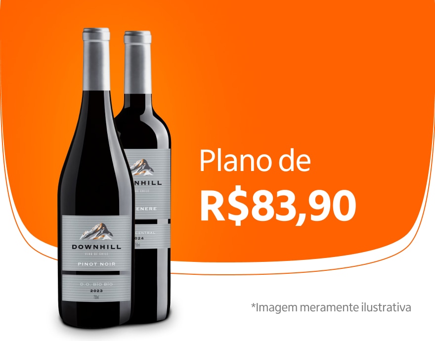 Banner com vinhos do plano Pra Conhecer por de R$ 79,90