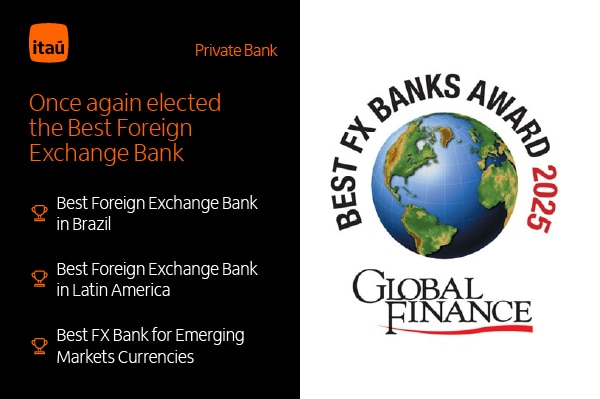 Itaú Unibanco is named the Best Foreign Exchange Bank in Brazil