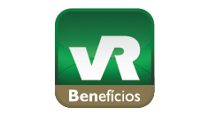 Logo da bandeira VR Benefícios. Lê-se: "VR Benefícios".