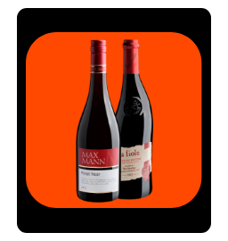 Dois vinhos que poderão estar no plano contratado no clube de vinhos do Itaú.