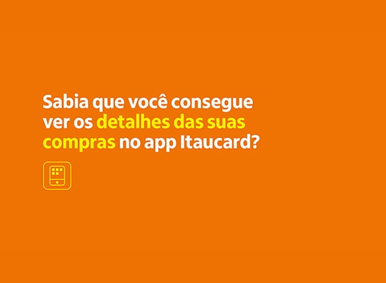 sabia que você consegue ver os detalhes das suas compras no 
