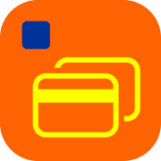 Logo app Itaú Cartões.