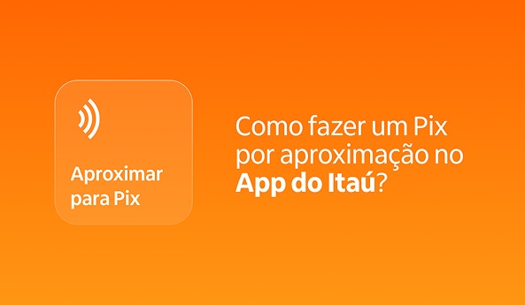 Cliente usando Pix por aproximação com celular Android no app Itaú