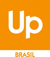 Logo da bandeira UP. Lê-se: "Up Brasil'.