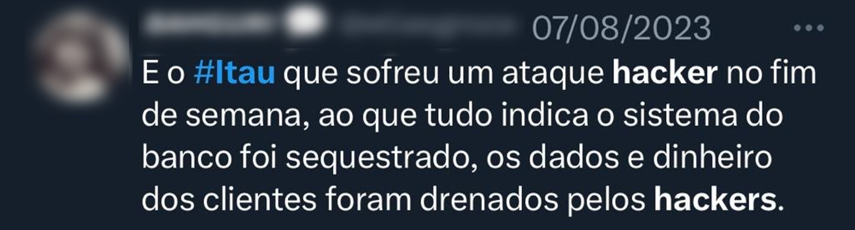 Imagem ilustrativa do artigo #ÉFalso | Itaú “fora do ar” por conta de ataque hacker