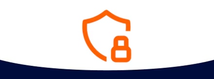 Ícone de escudo e cadeado