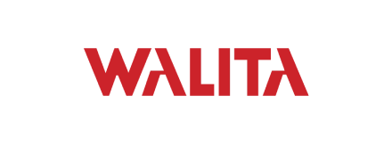 Imagem com fundo branco e logo da Walita.