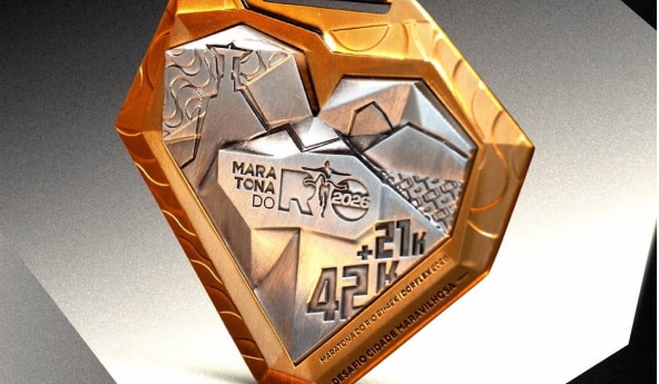 Medalha 21km + 42km