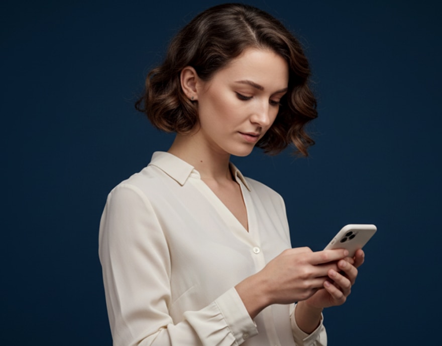 Ilustração celular acessando o controle de Gastos