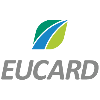 Logo da bandeira Eucard. Lê-se: "Eucard".