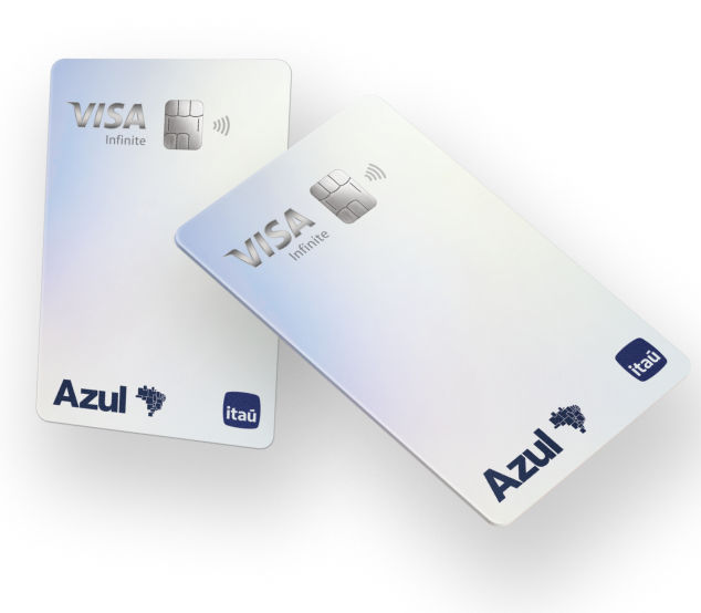 Cartão de crédito azul visa infinite/portfolio