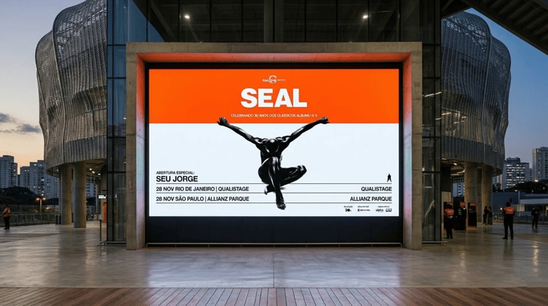 Capa do artigo: Seal no Brasil 2026: datas, cidades, ingressos e preços dos shows