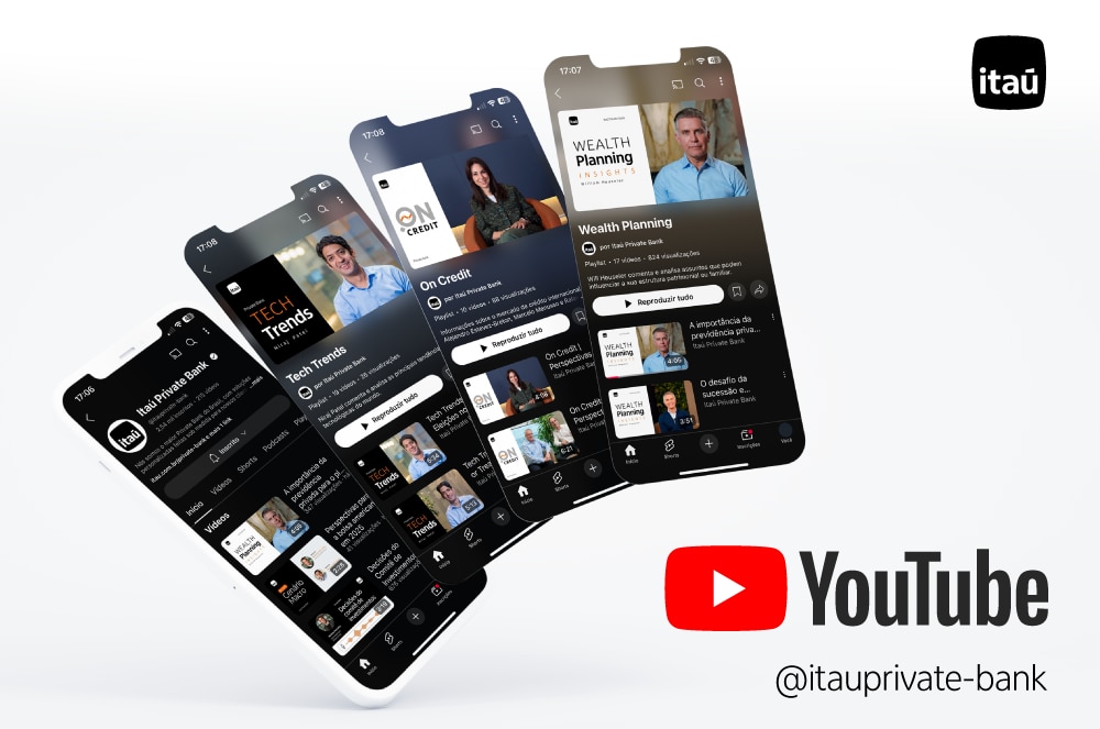 Imagem ilustrativa do artigo Conheça o canal do Itaú Private Bank no YouTube