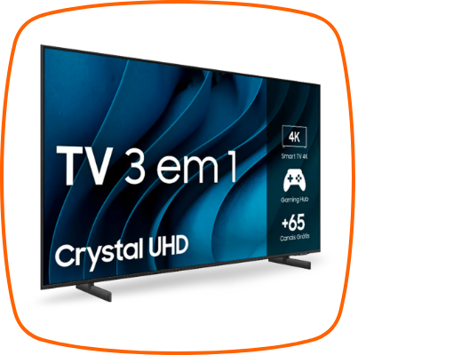 Smart TV 50 polegadas UHD 4k Led Crystal Samsung