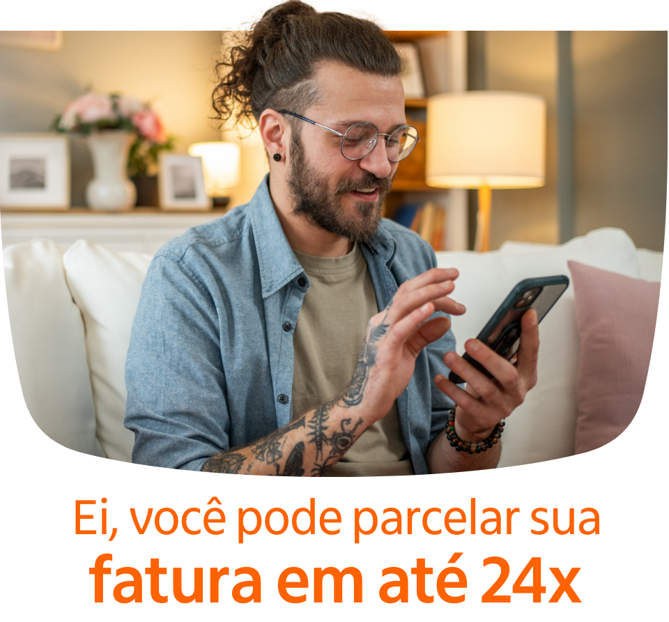 Ei, você pode parcelar a fatura do seu cartão itaú em até 24x