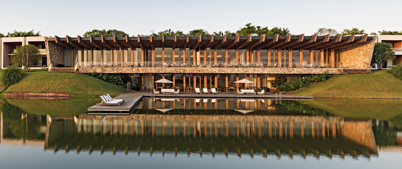 Hotel Fasano Boa Vista, localizado próximo à São Paulo.