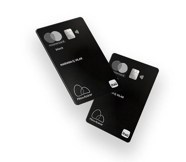 Cartão de crédito pao de acucar mastercard black/portfolio