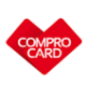 Logo da bandeira ComproCard. Lê-se: "Compro Card"