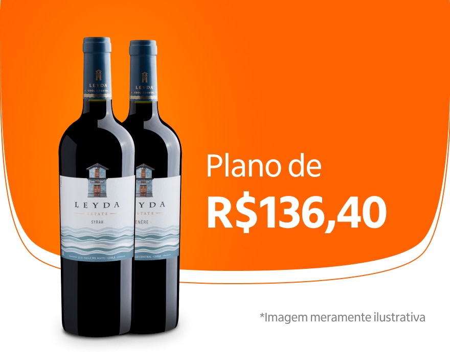 Banner com vinhos do plano Pra Explorar por R$ 136,40