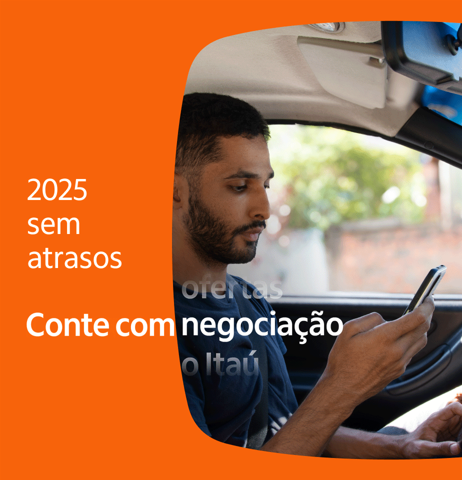 2025 sem atrasos Conte com negociação, ofertas, o Itaú