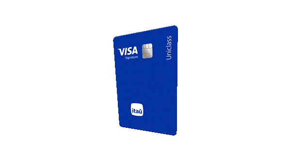 Imagem dos cartões Itaú Uniclass Visa Signature