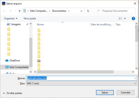 atualizar o aplicativo Itaú no computador segunda tela