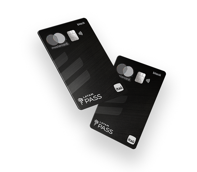 Cartão de crédito latam pass mastercard black/portfolio