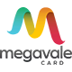 Logo da bandeira Megavale. Lê-se: "Megavale Card".