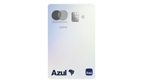 Ilustração do cartão Azul Itaú Mastercard Skyline