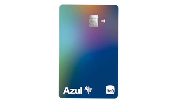 Ilustração do cartão Azul Itaú Internacional